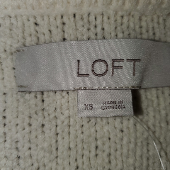 LOFT split neck sweater - Picture 4 of 6